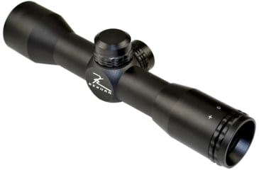 Image of Kexuan Kexuan 4X32 Compact Scope w/Picatinny Scope Rings, 1 in Tube, Mil-Dot Reticle, Black, KX4X32M-PT
