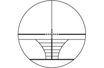 Image of Kexuan Kexuan 4X32 Compact Scope w/ Dovetail Rings, 1 in Tube, Rangefinder Reticle, Black, KX4X32MR-AG