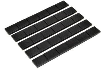 Image of Kexuan KeyMod/M-LOK Rail Covers, 5 Pack, Black, ASURC