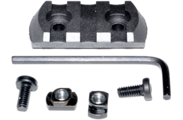 Image of Kexuan M-LOK to Picatinny Adapter Rail, Polymer, 3 slots, Black, RL-PML3