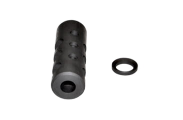 Image of Kexuan Muzzle Brake Recoil Compensator for AR-10 .LR 308, 5/8inx24 thread, Black Steel, MZ-01-02-B