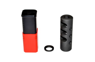 Image of Kexuan Muzzle Brake Recoil Compensator for AR-10 .LR 308, 5/8inx24 thread, Black Steel, MZ-01-02-B