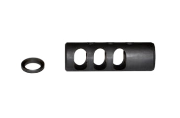 Image of Kexuan Muzzle Brake Recoil Compensator for AR-10 .LR 308, 5/8inx24 thread, Black Steel, MZ-01-02-B