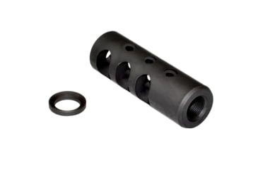 Image of Kexuan Muzzle Brake Recoil Compensator for AR-10 .LR 308, 5/8inx24 thread, Black Steel, MZ-01-02-B
