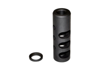 Image of Kexuan Muzzle Brake Recoil Compensator for AR-10 .LR 308, 5/8inx24 thread, Black Steel, MZ-01-02-B