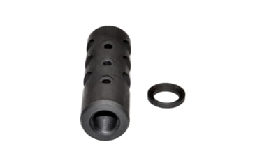 Image of Kexuan Muzzle Brake Recoil Compensator for AR-10 .LR 308, 5/8inx24 thread, Black Steel, MZ-01-02-B