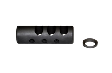 Image of Kexuan Muzzle Brake Recoil Compensator for AR-10 .LR 308, 5/8inx24 thread, Black Steel, MZ-01-02-B
