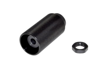 Image of Kexuan Muzzle Brake with Sound Redirect Option for AR-10 LR .308/7.62 NATO, 5/8inx24 thread, Steel with Black Phosphate Finish, MZ-04-02-B