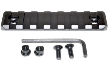 Image of Kexuan Picatinny Rail Section for KeyMod Style Mounts, 7 Slot, Black, RL-KM7