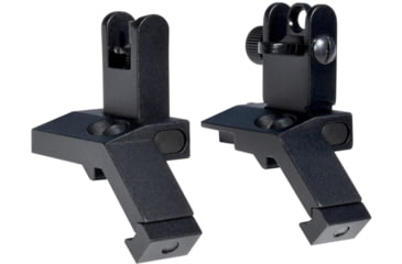 Image of Kexuan Rapid Transition 45 degree Offset Flip-Up Sights, Aluminum Front &amp; Rear Set, Black, MAFRS04