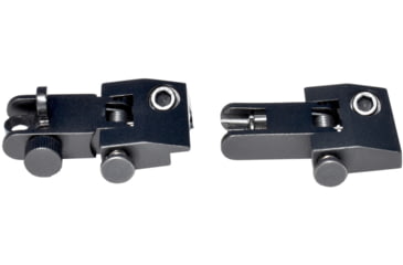 Image of Kexuan Rapid Transition 45 degree Offset Flip-Up Sights, Aluminum Front &amp; Rear Set, Black, MAFRS04