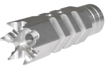Image of Kexuan 1/2x28 Tactical Competition Grade Muzzle Brake for AR-15, Steel, Silver, MZ-05-01-SS