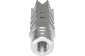 Image of Kexuan 1/2x28 Tactical Competition Grade Muzzle Brake for AR-15, Steel, Silver, MZ-05-01-SS