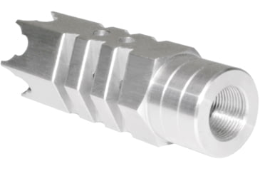 Image of Kexuan 1/2x28 Tactical Competition Grade Muzzle Brake for AR-15, Steel, Silver, MZ-05-01-SS