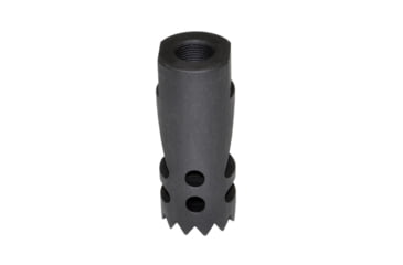 Image of Kexuan Steel Competition Grade Muzzle Brake Recoil Compensator for AR-10 LR 308, 5/8inx24 thread, Gunmetal Black, MZ-09-02-B