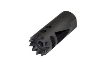 Image of Kexuan Steel Competition Grade Muzzle Brake Recoil Compensator for AR-10 LR 308, 5/8inx24 thread, Gunmetal Black, MZ-09-02-B