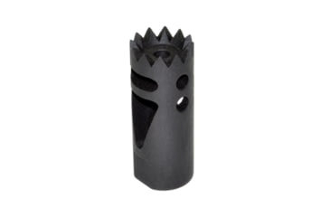 Image of Kexuan Steel Competition Grade Muzzle Brake Recoil Compensator for AR-15 .223, 1/2inx28 thread, Gunmetal Black, MZ-09-01-B