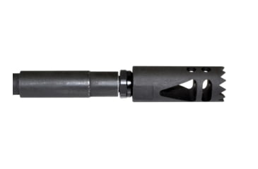 Image of Kexuan Steel Competition Grade Muzzle Brake Recoil Compensator for AR-15 .223, 1/2inx28 thread, Gunmetal Black, MZ-09-01-B