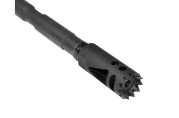 Image of Kexuan Steel Competition Grade Muzzle Brake Recoil Compensator for AR-15 .223, 1/2inx28 thread, Gunmetal Black, MZ-09-01-B