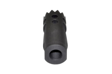 Image of Kexuan Steel Competition Grade Muzzle Brake Recoil Compensator for AR-15 .223, 1/2inx28 thread, Gunmetal Black, MZ-09-01-B