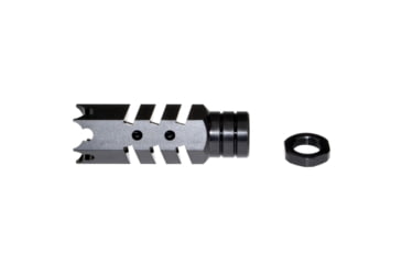 Image of Kexuan Tactical 5/8inx24 Competition Grade Muzzle Brake for AR-15, Steel with Black Phosphate Finish, MZ-05-02-B