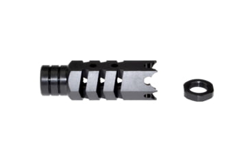 Image of Kexuan Tactical 5/8inx24 Competition Grade Muzzle Brake for AR-15, Steel with Black Phosphate Finish, MZ-05-02-B