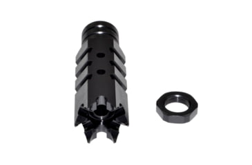 Image of Kexuan Tactical 5/8inx24 Competition Grade Muzzle Brake for AR-15, Steel with Black Phosphate Finish, MZ-05-02-B