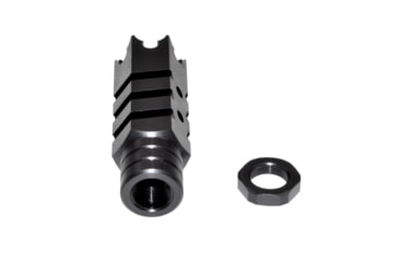 Image of Kexuan Tactical 5/8inx24 Competition Grade Muzzle Brake for AR-15, Steel with Black Phosphate Finish, MZ-05-02-B
