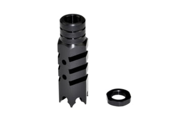 Image of Kexuan Tactical 5/8inx24 Competition Grade Muzzle Brake for AR-15, Steel with Black Phosphate Finish, MZ-05-02-B