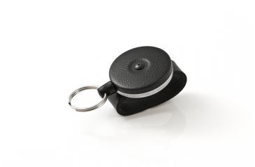 Image of Key-Bak 481B-LK Retractable Reel w/ 48in Kevlar Cord, 2.25in Leather Belt Loop,8oz Retraction, Split Ring 0481-819
