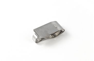 Image of Key-Bak 600 Secure-A-Key Premium Key Accessory, Stainless Steel, Belt Clip, Chrome 0600-001