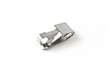 Image of Key-Bak 600 Secure-A-Key Premium Key Accessory, Stainless Steel, Belt Clip, Chrome 0600-001