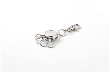 Image of Key-Bak 8803 Key Spider Key Accessory w/ 4 Split Rings, Trigger Attachment, Chrome Finish 0308-803