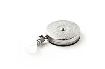 Image of Key-Bak Bracket Mount Keyholder, front &amp; plastic clamp, Chrome, 0007-022