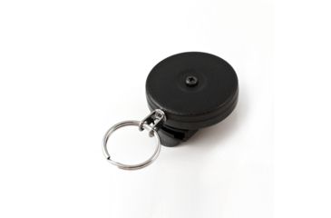 Image of Key-Bak Cable Keyholder, Standard Clip, Textured Front, Bulk, Black, 0485-004
