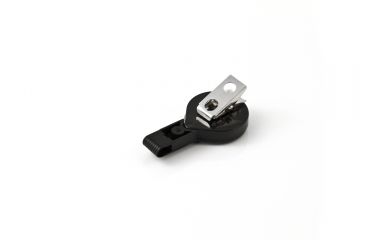 Image of Key-Bak Mini-Bak ID Twist-Free Retractable Reel w/ 36in Nylon Cord, Swivel Bulldog Clip, Twist-Free ID Strap, Black 0067-013