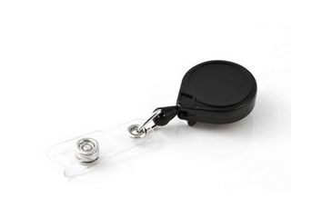 Image of Key-Bak Mini-Bak ID Retractable Reel w/ 36in Nylon Cord, Steel Belt Clip, Vinyl ID Strap, White 0056-005