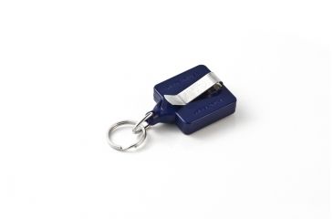 Image of Key-Bak Mini-Bak Square Retractable Reel w/ 36in Nylon Cord, Steel Belt Clip, Split Ring, Red 0081-S05