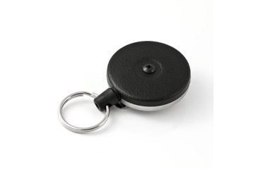 Image of Key-Bak Original Retractable Key Reel, Xtreme Duty, 28in, w/Standard Clip, Textured Black 0485-605