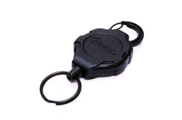 Image of Key-Bak Ratch-It Key Holder, Heavy Duty 48 in,w/Ratchet Carabiner, Black 0KR2-3A11