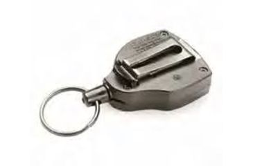 Image of Key-Bak Super Duty Keyholder, Belt Loop, Textured Front, Bulk, Chrome, 0483-702
