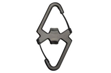 Image of KeyGear Dual Carabiner w/Bottle Opener,Black 50-KEY0092-01
