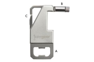Image of KeyGear LED Multi-Tool 1.0,Silver 50-KEY0067-02