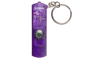 Image of KeyGear LED Whistle Compass,Purple 50-KEY0077-38