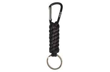 Image of KeyGear Paracord w/Biner,Black 50-KEY0032-01