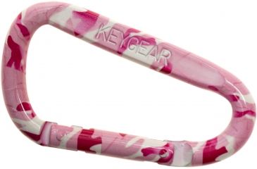Image of KeyGear Snappy Carabiner, Camo 50-KEY0143-36, Pink 50-KEY0143-36