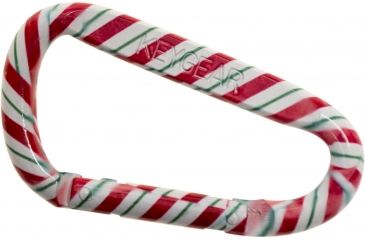 Image of KeyGear Snappy Carabiner, Candy Cane 50-KEY0061, Red/White 50-KEY0061