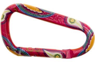 Image of KeyGear Snappy Carabiner, Paisley 50-KEY0186, Pink 50-KEY0186