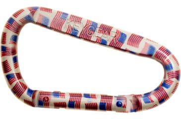 Image of KeyGear Snappy Carabiner, Stars and Stripes 50-KEY0185, Multi 50-KEY0185