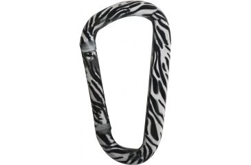 Image of KeyGear Snappy Carabiner, Zebra 50-KEY0340, Black/White 50-KEY0340